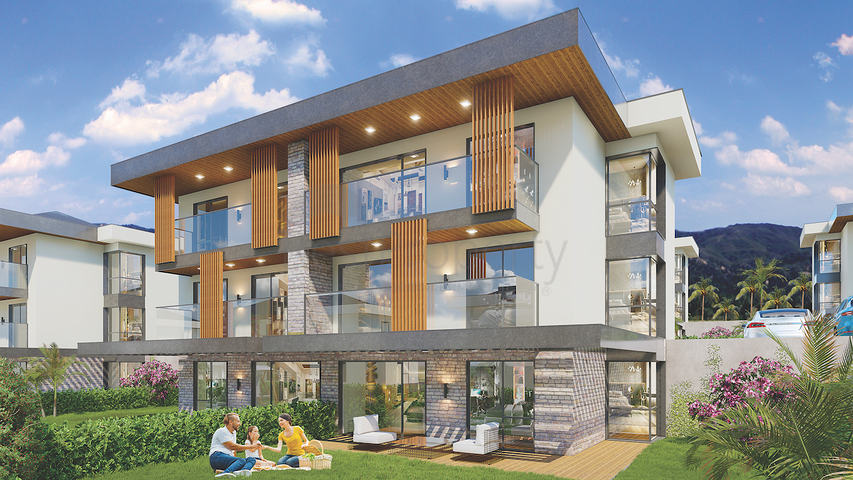 شقق 2+1 في مجمع صديق للبيئة تحيط به الغابات الصنوبرية في منطقة دورتيبي في الجزء الشرقي من بودروم. شقق 2+1 في مجمع صديق للبيئة تحيط به الغابات الصنوبرية في منطقة دورتيبي في الجزء الشرقي من بودروم.