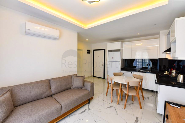 شقة 1+1 في مجمع جديد في منطقة محمودلار