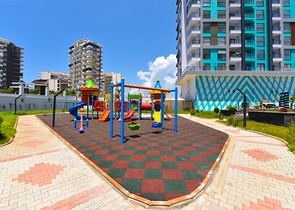 شقة 1+1 في مجمع جديد في منطقة محمودلار