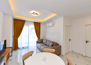 شقة 1+1 في مجمع جديد في منطقة محمودلار