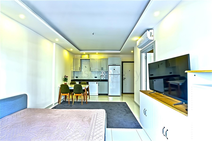 شقة 1+1 في مجمع حديث في منطقة أوبا