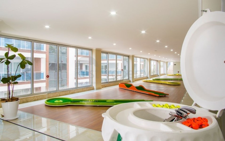 مجمع بخدمات 5 نجوم -شقة 2 غرفة وصالة - مفروشة -في منطقة جيكجلي / الانيا 