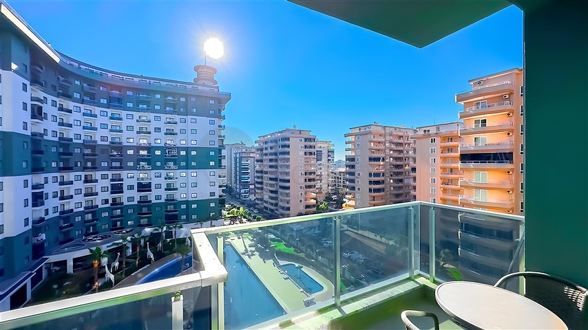 شقة 1+1 في واحدة من أفضل المجمعات في منطقة محمودلار