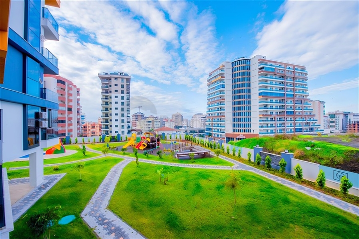 شقة 1+1 في مجمع سكني جديد في منطقة محمودلار