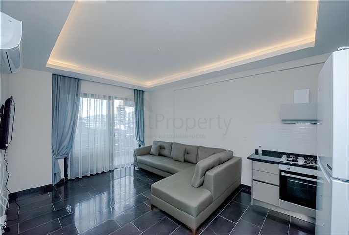 شقة 1+1 في مجمع سكني جديد في منطقة محمودلار