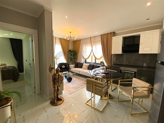 شقة 1+1 في مجمع جديد في منطقة أوبا