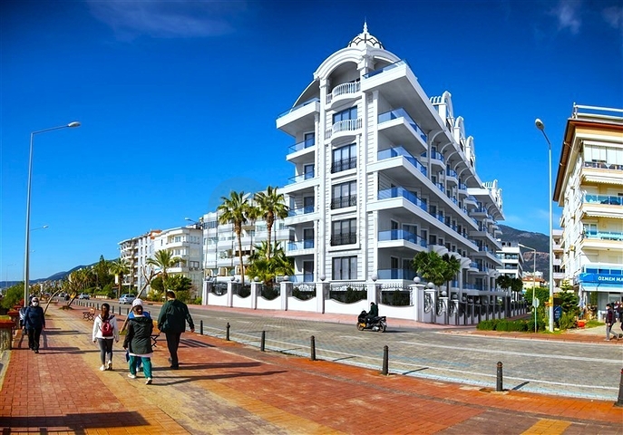 2 + 1 بنتهاوس 20 متر من البحر في وسط ألانيا