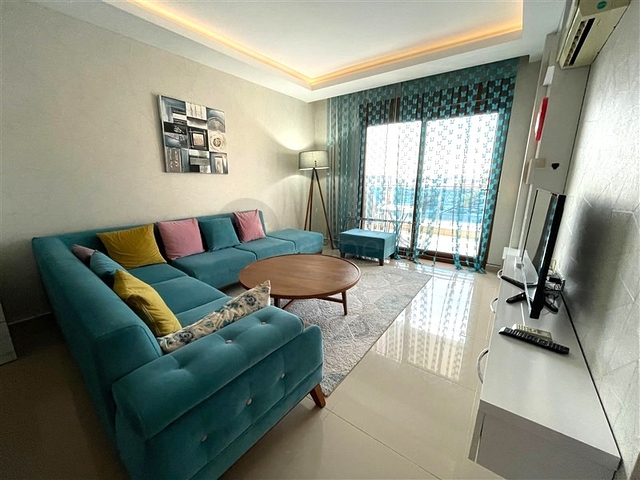 شقة غرفة وصالة - مفروشة - ضمن مجمع انيق - مهموتلار / الانيا 