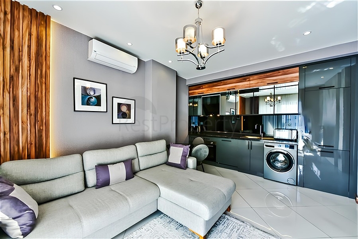 شقة 1+1 في واحدة من أفضل المجمعات في منطقة محمودلار