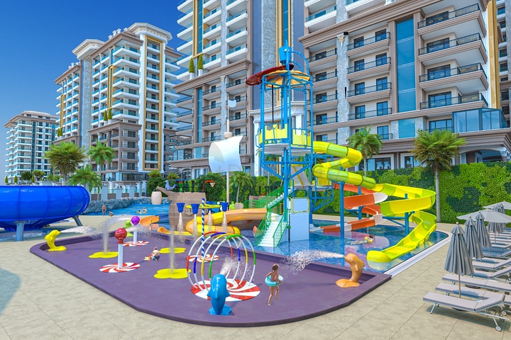 شقة 1+1 في مجمع من الدرجة الممتازة في منطقة محمودلار