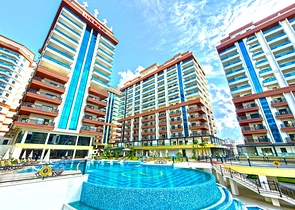 شقة 2+1 في مجمع مع بنية تحتية متطورة في منطقة محمودلار