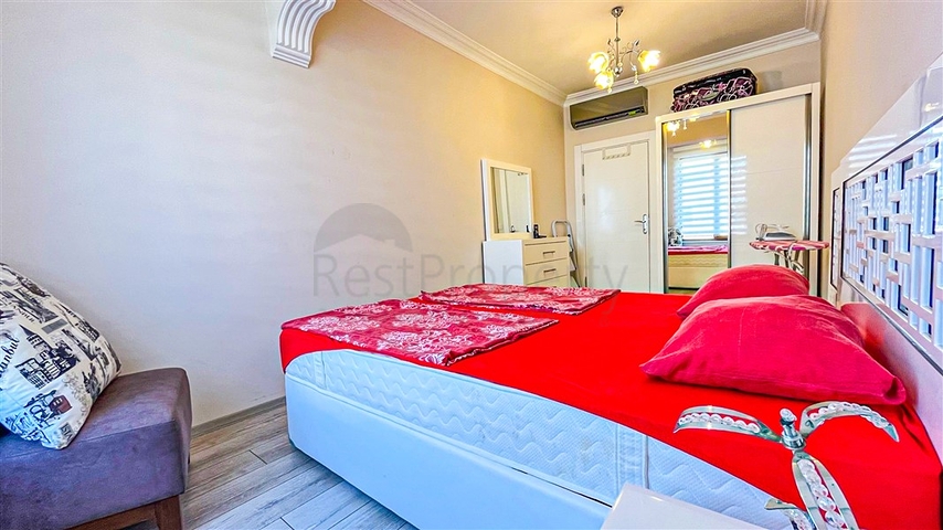 3 + 1 شقة 250 متر من البحر في منطقة أوبا