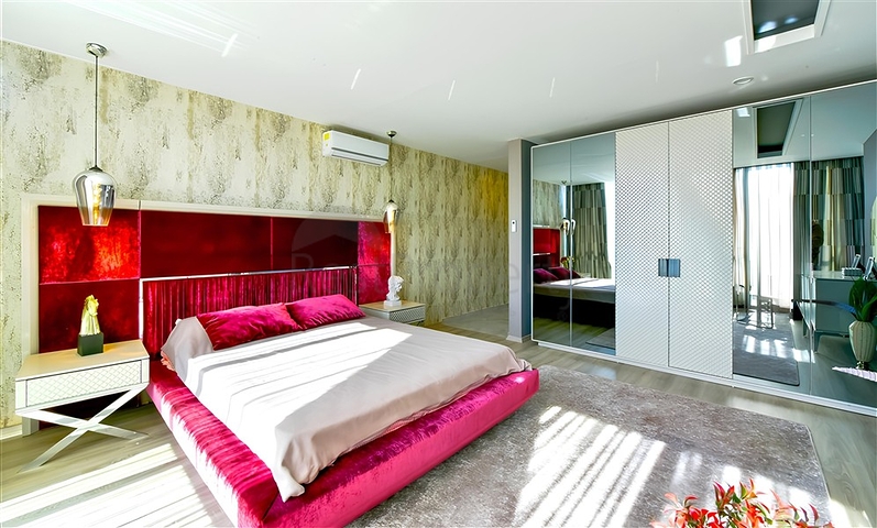 فيدا 5 + 1 مطلة على البحر في وسط ألانيا