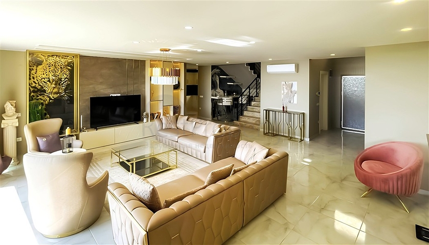 فيدا 5 + 1 مطلة على البحر في وسط ألانيا