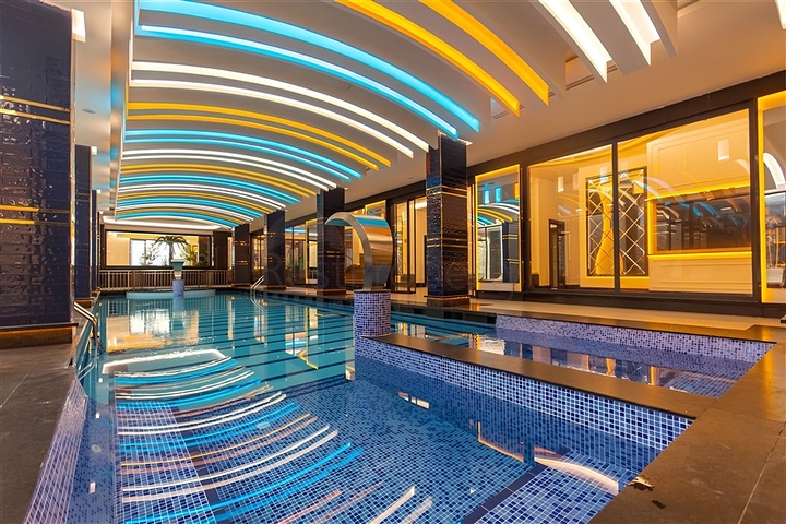 شقة فسيحة 1 + 1 في مجمع جديد في منطقة محمودلار