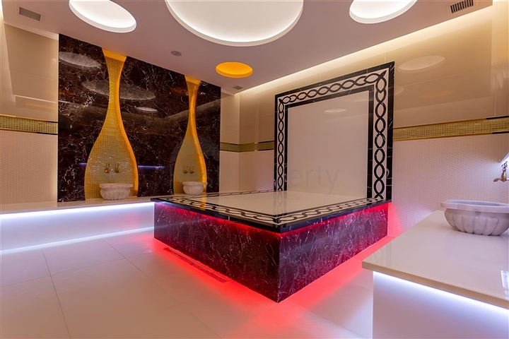 شقة فسيحة 1 + 1 في مجمع جديد في منطقة محمودلار