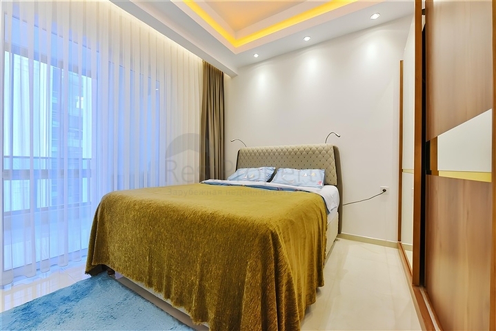 شقة فسيحة 1 + 1 في مجمع جديد في منطقة محمودلار