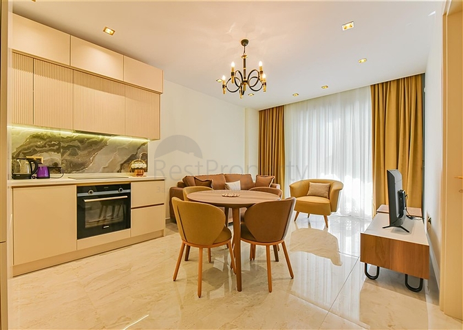 شقة 1+1 في واحدة من أفضل المجمعات في ألانيا 