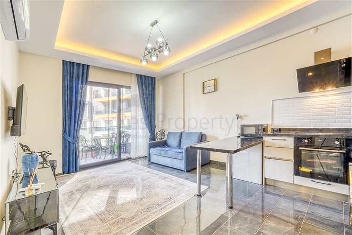 شقة 1+1 في مجمع سكني جديد في منطقة محمودلار