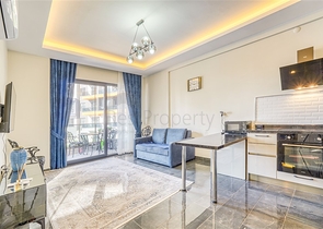 شقة 1+1 في مجمع سكني جديد في منطقة محمودلار