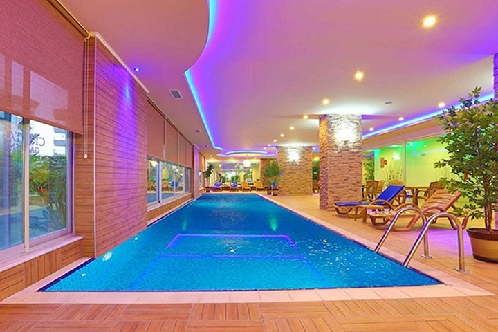 شقة مفروشة 1 + 1 في مجمع مع بنية تحتية فندقية في سيكجيلي 