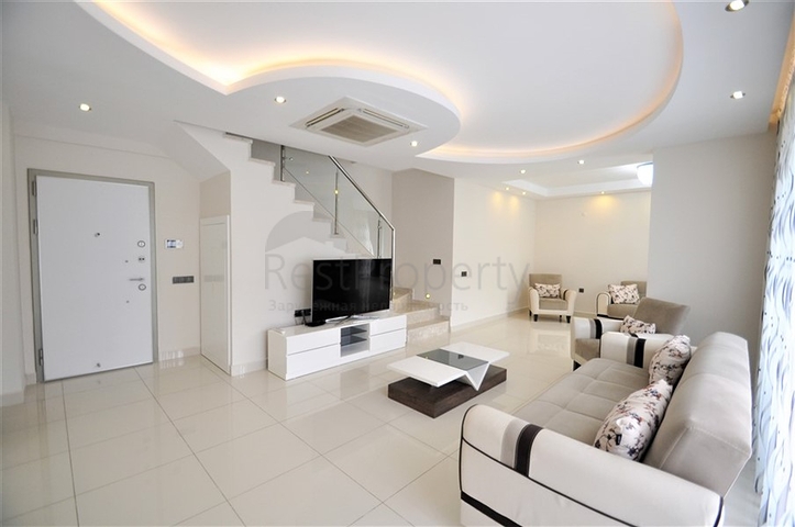 شقة 2+1 في مجمع على بعد 50 متر من الشاطئ في منطقة كارجيجاك