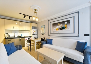 شقة 1+1 في منطقة أوبا على بعد 550 متر فقط من البحر