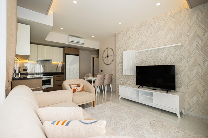 شقة مريحة 1 + 1 في منطقة شاطئ كليوباترا