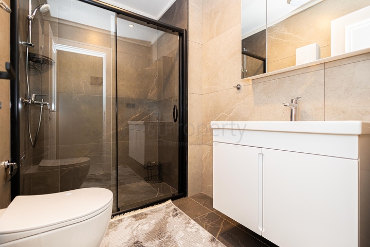 شقة مريحة 1 + 1 في منطقة شاطئ كليوباترا