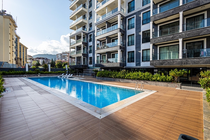 شقة مريحة 1 + 1 في منطقة شاطئ كليوباترا