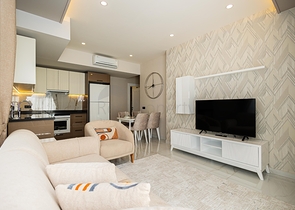 شقة مريحة 1 + 1 في منطقة شاطئ كليوباترا