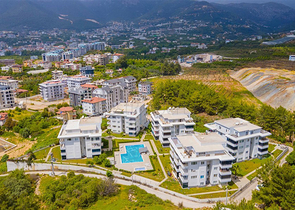 شقة 2 + 1 في منطقة أوبا