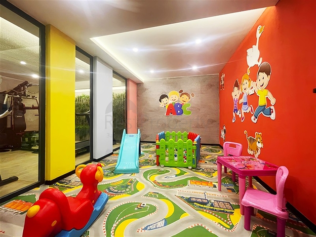 شقة حديثة 1 + 1 في مجمع مع بنية تحتية للفنادق-على بعد 250 متر فقط من شاطئ كليوباترا