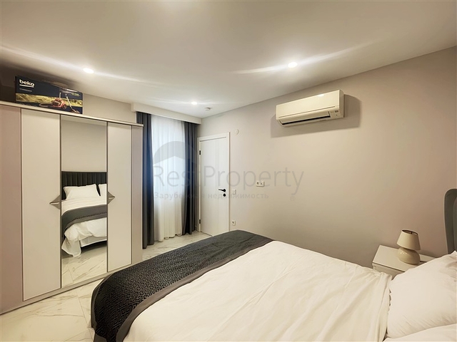 شقة حديثة 1 + 1 في مجمع مع بنية تحتية للفنادق-على بعد 250 متر فقط من شاطئ كليوباترا