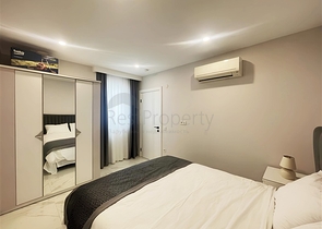 شقة حديثة 1 + 1 في مجمع مع بنية تحتية للفنادق-على بعد 250 متر فقط من شاطئ كليوباترا