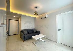 شقة حديثة 1 + 1 في مجمع مع بنية تحتية للفنادق-على بعد 250 متر فقط من شاطئ كليوباترا