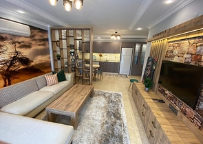 شقة واسعة لجميع أفراد الأسرة في مجمع بالقرب من البحر