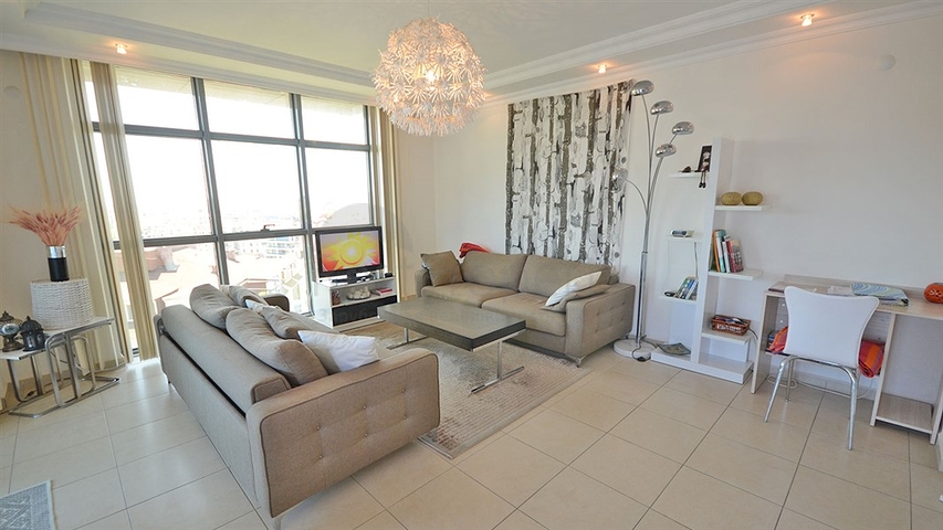 شقة فسيحة 4 + 2 في مجمع مع بنية تحتية فاخرة في ألانيا