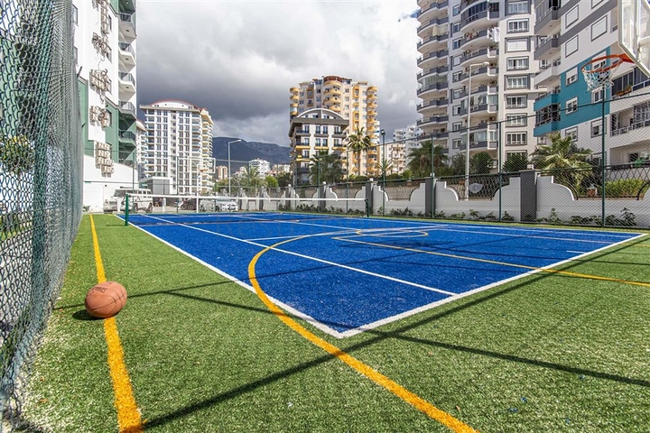 شقة حديثة مفروشة 2 + 1 مع بنية تحتية للمنتجع في وسط محمودلار