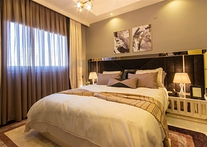 شقة حديثة مفروشة 2 + 1 مع بنية تحتية للمنتجع في وسط محمودلار