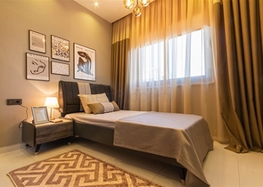 شقة حديثة مفروشة 2 + 1 مع بنية تحتية للمنتجع في وسط محمودلار