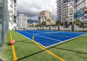 شقة حديثة مفروشة 2 + 1 مع بنية تحتية للمنتجع في وسط محمودلار