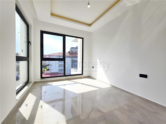 شقة حديثة 1 + 1 في مجمع سكني جديد في وسط أوبا