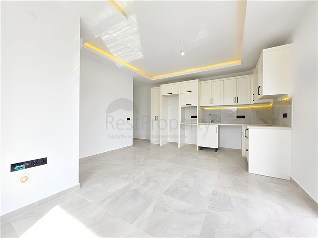 شقة حديثة 1 + 1 في مجمع سكني جديد في وسط أوبا