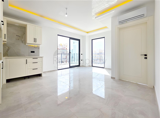 شقة حديثة 1 + 1 في مجمع سكني جديد في وسط أوبا