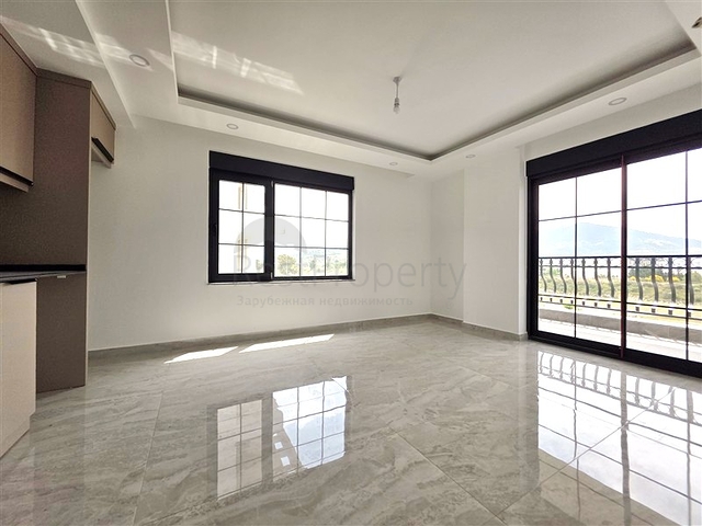 شقة مريحة 1 + 1 في مجمع جديد مطل على البحر