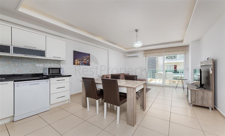 شقة مريحة 1 + 1 في مجمع سكني مع البنية التحتية للمنتجع