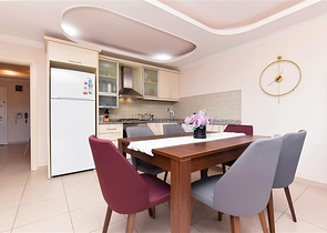 الإقامة المثالية لحياة مريحة والاسترخاء هي شقة فسيحة 2 + 1