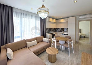 شقة أنيقة على البحر مع بنية تحتية فندقية