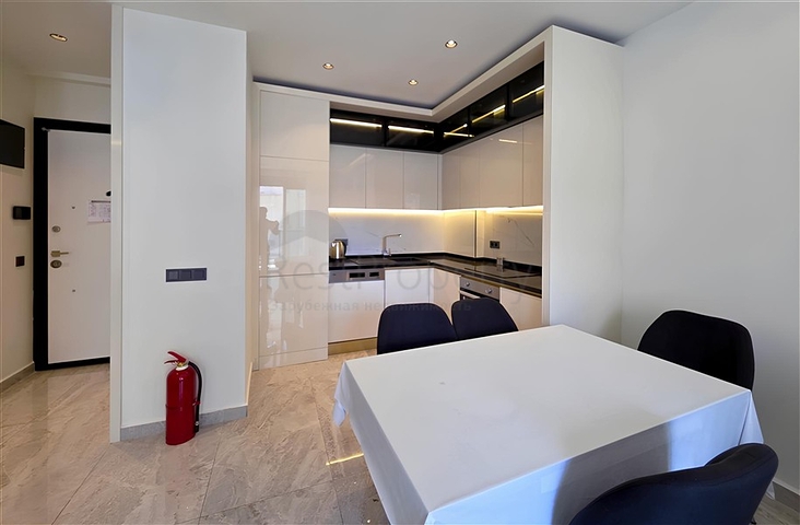 شقة مريحة مع بنية تحتية غنية في وسط ألانيا